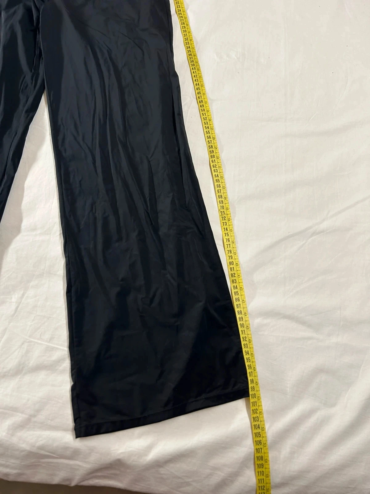 Zwarte vintage leggingbroek met kant – photo 3